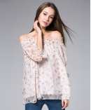 Flowers Printed silk georgette top
